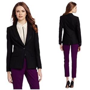 Ted Baker London Iridescent Tuxedo Mowna Black Blazer